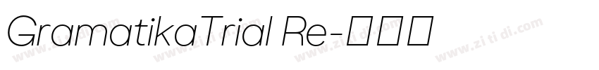 GramatikaTrial Re字体转换